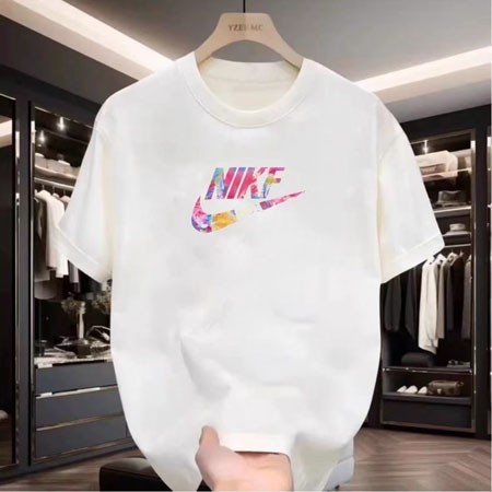 NIKE スポーツウェア 半袖Tシャツ メンズ レディース  カジュアル トップス ホワイト
