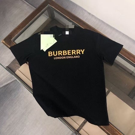バーバリー BURBERRY ロゴT Tシャツ クルーネック 黒 ブラック メンズ レディース ブランド 人気