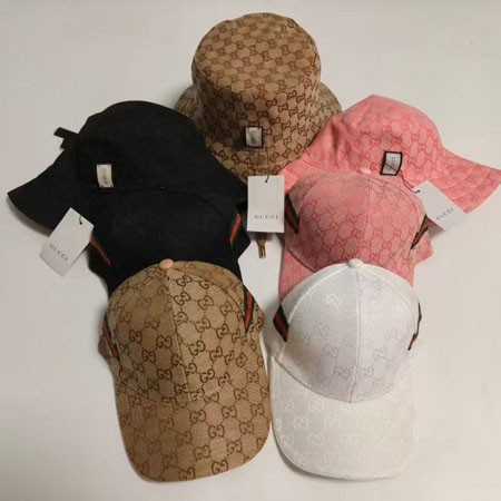GUCCI GGスプリームキャンバス テンダー バケットハット 漁夫帽 メンズ レディース 紫外線対策 日除け帽子 紐 付き