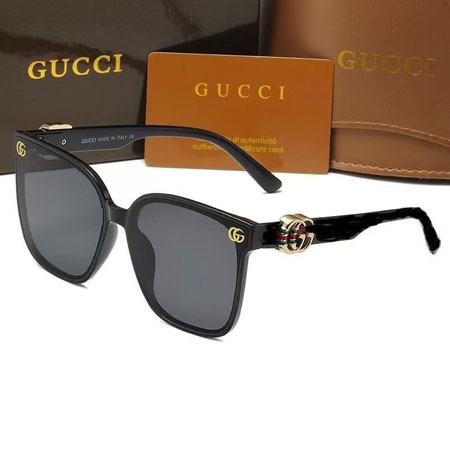 GUCCI グッチ サングラス アイウェア スクエア型 ダブルＧロゴ 紫外線カットサングラス レディース メンズ カジュアル おしゃれ 