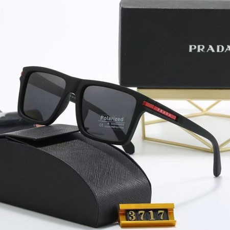PRADA スポーツ ライン サングラス メンズ 人気サングラス ブラックフレーム