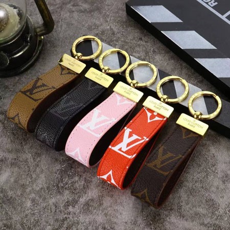 ルイヴィトン Louis Vuitton キーホルダー モノグラム レザーキーホルダー ループ型 メンズ ブランド おしゃれ