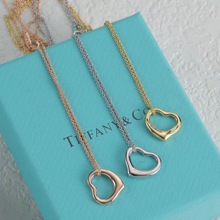 ティファニー ハートネックレス レディース ハイ ブランド アクセサリー Tiffany オープン ハート ペンダント 記念日 ギフトプレゼント 