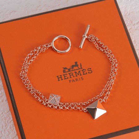 HERMES アクセサリー レディース ブレスレット エルメス ファランドール シェーヌ・ダンクル チェーンブレスレット 女子 大人 可愛い