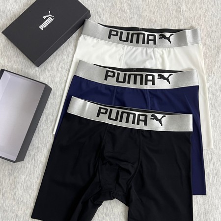 PUMA プーマ  ボクサーパンツ 男の子下着 インナー 肌着 綿100% 通気性 快適 軽量
