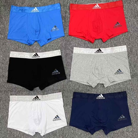 ハイ ブランド ボクサーパンツ アディダス メンズ 下着 伸縮性 綿100% 全 6色 1枚入 送料無料
