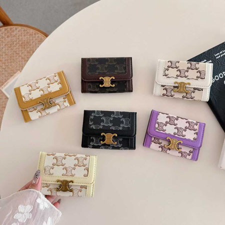 セリーヌ カードケース レディース トリオンフ レザー コイン ケース おしゃれ 全6色 