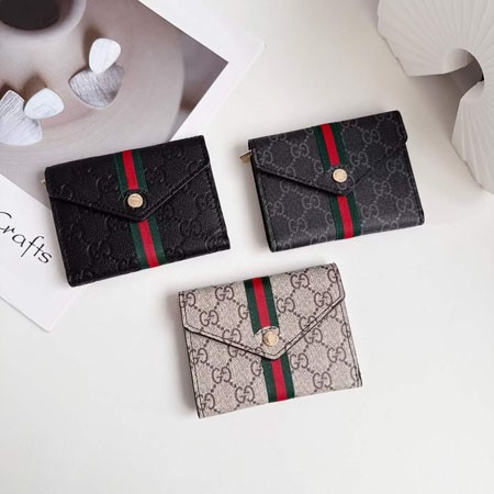 グッチ ミニ 財布 レディース 三つ折り財布 GUCCI オフィディア カードケース 名刺入れ