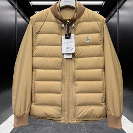 MONCLER VERNEY DOWN JACKET 26SS 3WAY ショートダウン ロゴ付き メンズ ブランド アウター おしゃれ
