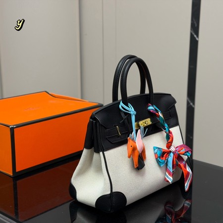 エルメス バーキン 30 トートバッグ レディース 人気 Hermes ショルダーバッグ トワルアッシュ ヴォースイフト ゴールド金具