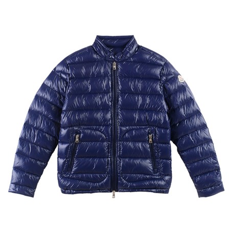 MONCLER ACORUS アコルス ダウンジャケット メンズ 軽量 ライトダウンコート ショート丈 ナイロン ブルー 