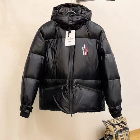 モンクレールグルノーブル MONCLER GRENOBLE メンズ ダウンジャケット 秋冬 暖かい 防寒 アウター フード付き 大きいサイズ ナイロン ブラック