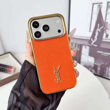 イヴ サンローラン iphone18proケース サフィアーノレザー
