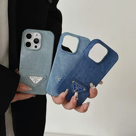  PRADA iPhone18pro/18promax スマホケース メンズ デニム柄 耐衝撃 おしゃれ