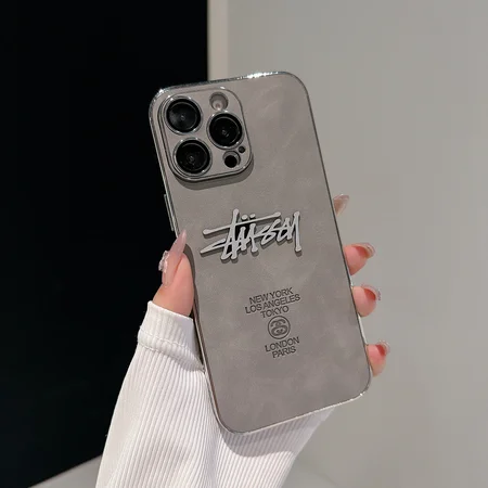 ステューシー iphone18 ケース 電気メッキ