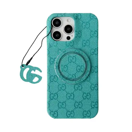 GUCCI iphone18promaxケース エンボスレザー