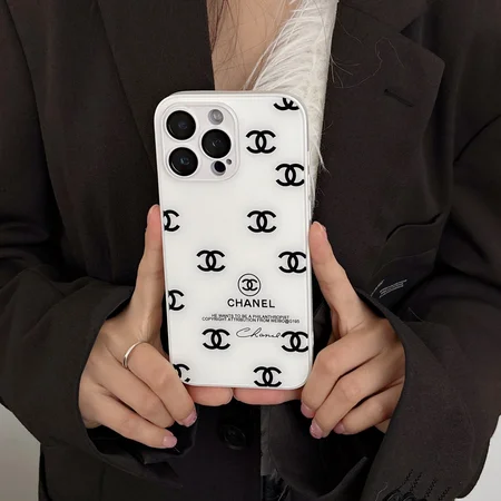 シャネル iphone18proケース 背面 ガラス