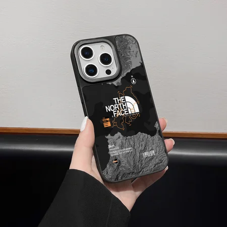ノースフェイス ハーフドームロゴ  iphone18pro/18promaxケース アクリル 指紋防止 マット感 高校生 メンズ ファッション 