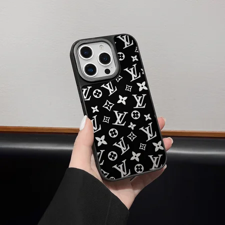 ブラック iphone18proケース VUITTON iphone18promax アクリル スマホケース モノグラム 指紋防止 肌に親しむ