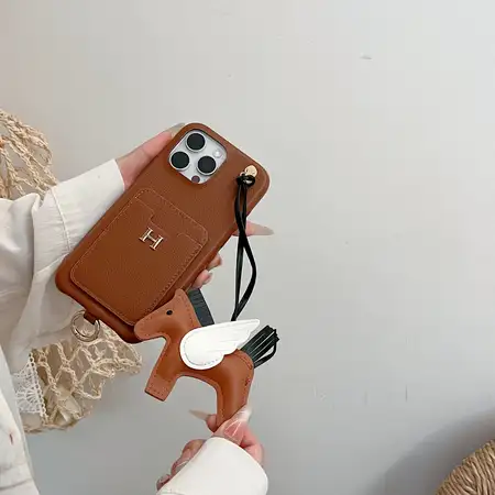 HERMES ポケット付き iphone18 ケース