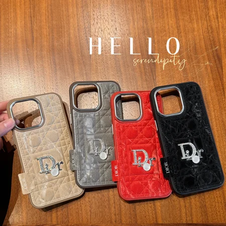 Lady Dior スマホケース iphone18pro/18promaxケース 高级 ふわふわ綿毛 全面保護 キラキラ ラインストーン ロゴ おしゃれ