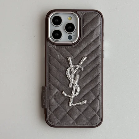 イヴサンローラン iphone18promaxケース エンボス加工