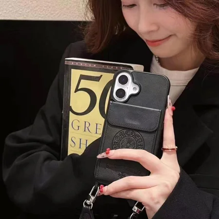 クロームハーツ iphone18promaxケース 背面 カード収納