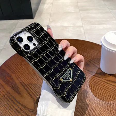 プラダ クロコダイル柄 iphone18proケース
