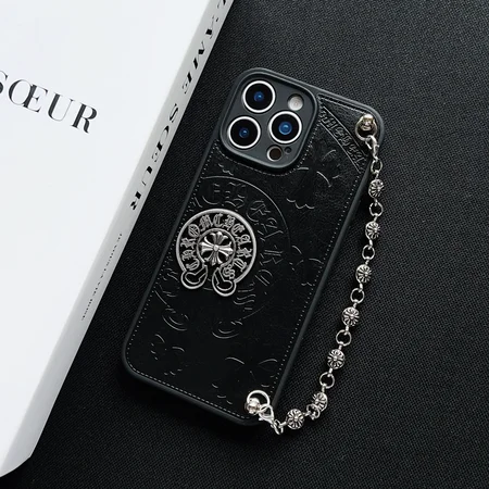 Chrome Hearts iphone18proケース 手首チェーン付き