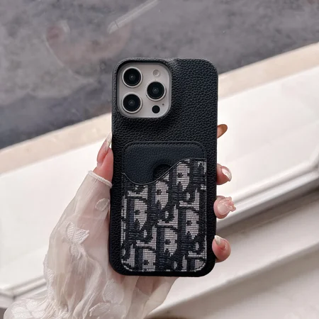 ディオール iphone18proケース 背面 カード収納
