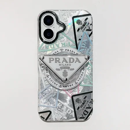 プラダ iphone18proケース スマホグリップ