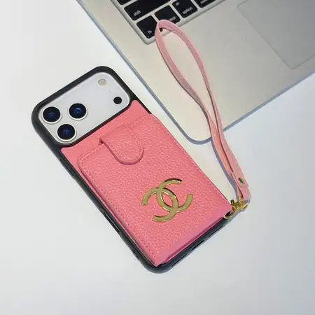 chanel iphone18promaxケース 背面 カード収納