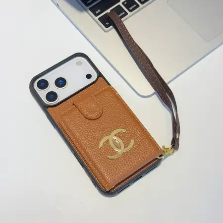 シャネル iphone18proケース ストラップ付き