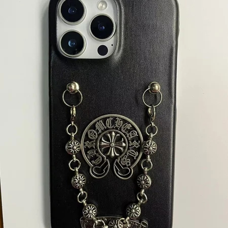 chrome hearts アイフォーン 18promaxケース 携帯スマホチェーン