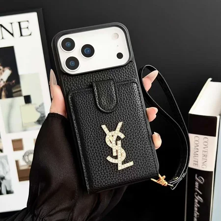 ysl iphone18proケース 落下防止 ストラップ