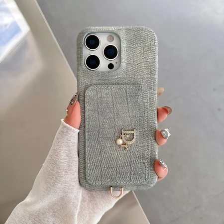 Dior iphone18proケースデニム ワニ柄