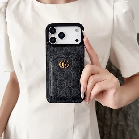 グッチ iphone18proケース GGキャンバス