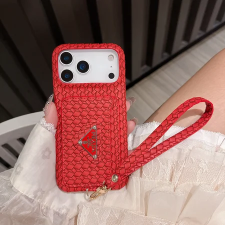 Prada iphone18pro ケース 編み風