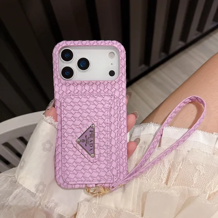 Prada iphone18promaxケース 背面 カードホルダー