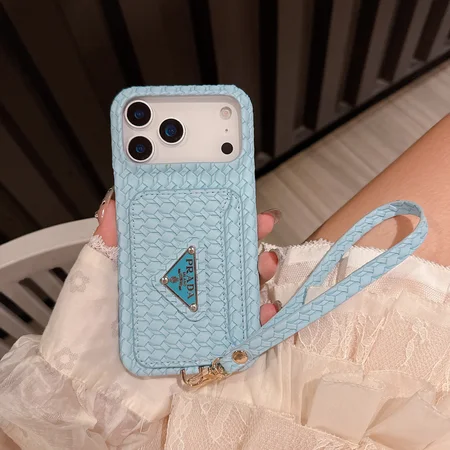 Prada iphone18pro ケース 編み風