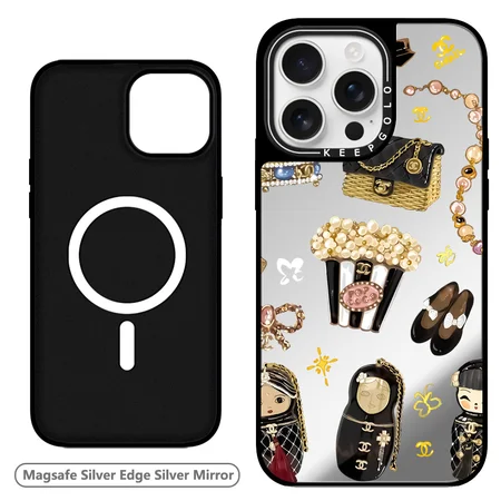 シャネル iphone18promaxスマホケース magsafe対応