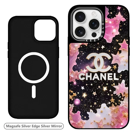 シャネル iphone18proケース 星空 花柄