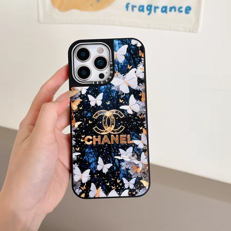 chanel iphone18proケース 花柄&蝶柄 可愛い