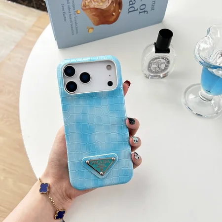 プラダ トライアングルロゴ iphone18proケース