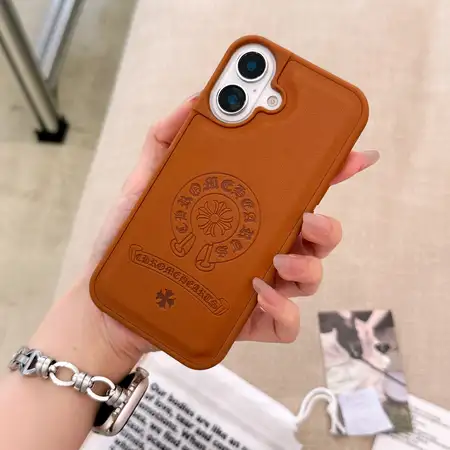 クロムハーツ iphone18proケース CHクロス エンボス加工