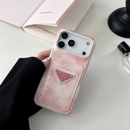 プラダ iphone18promaxケース レザー ワニ柄