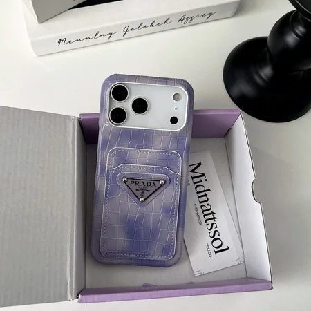 プラダ iphone18promaxケース 背面 カード収納