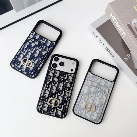 カード 収納 DIOR iphone18pro/18promax 携帯ケース モノグラム オブリーク柄 CDシグネチャー 