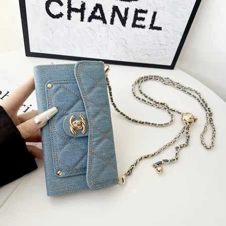 chanel iphone18proケース 手帳型 チェーン 付き
