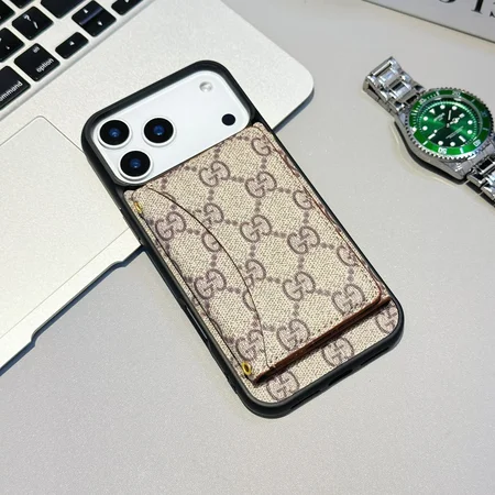 GUCCI iphone18proケース 背面 3つ折り財布